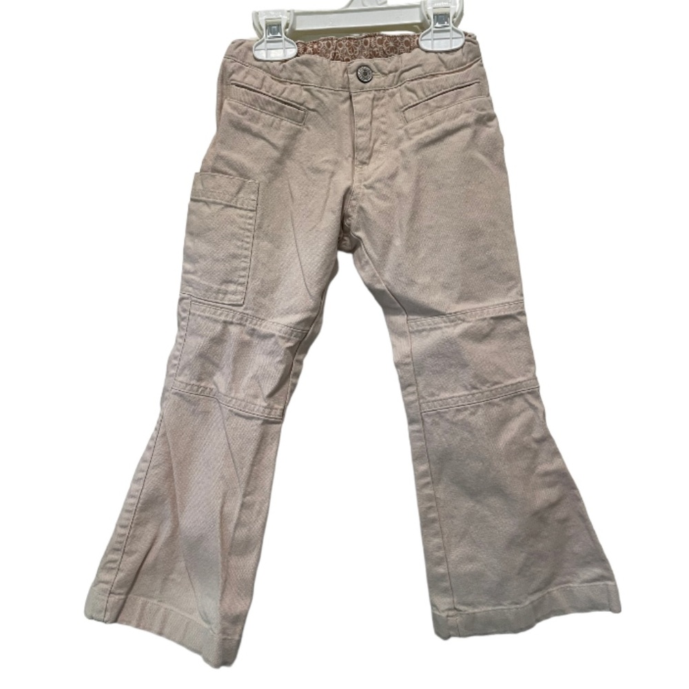 Gap Khaki Flare Leg Pants Size 4